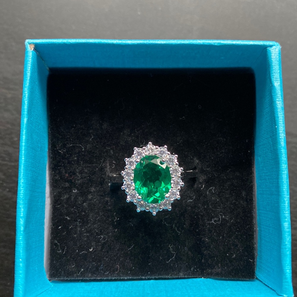 925 Emerald Ring